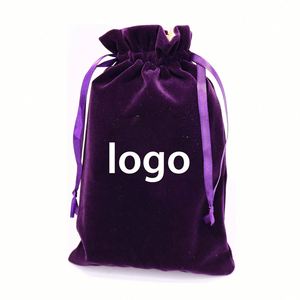 Wholesale Luxury Gift Card <b>Dice</b> Crystal Travel Reusable Large Velvet Purple Drawstring Jewellery <b>Bag</b> - Product Image 1
