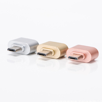 Adaptador OTG USB 2.0 Micro a USB Macho con Revestimiento de Níquel, Material ABS, Certificado por la FCC