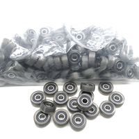 Roues de montagnes russes en polyuréthane PU62624-8 6x8x24mm Roues gonflables en polyuréthane Roue en polyuréthane revêtue de caoutchouc