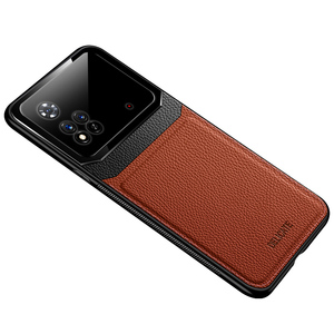 Coque rigide en cuir pour Xiaomi, compatible modèles <span class=keywords><strong>Poco</strong></span> <span class=keywords><strong>M4</strong></span> <span class=keywords><strong>Pro</strong></span>, 4G, X3, F3, M3, <span class=keywords><strong>Note</strong></span> <span class=keywords><strong>11S</strong></span>, luxueuse, résistante aux chocs, collection - Product Image 1