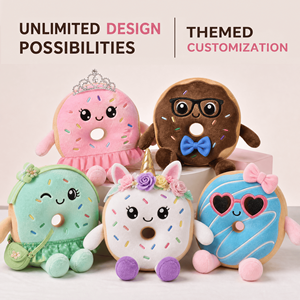 Peluche de Donut Personalizado con Forma de Mascota, Logotipo Personalizado, OEM, ODM, Juguete de Peluche, Regalo Promocional - Product Image 5