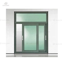 Ventana corredera de aluminio Ventanas corredizas de aluminio de doble acristalamiento Ventana de aluminio de vidrio de bajo costo