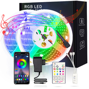 スマートWifiLedストリップライトキットAlexaおよびGoogleHomeと互換性のあるアプリコントロール付き10MRgb音楽同期ライト - Product Image 1
