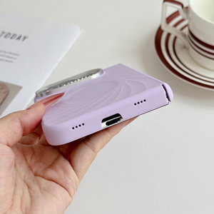 Coque magnétique en silicone liquide 3D S140 avec cadre d'objectif et incrustation de diamants pour iPhone, antichoc et anti-chute. - Product Image 3