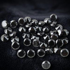 Diamante Negro Natural Calibrado de 0.40 a 0.50 Quilates, Corte Brillante, Cultivado en Laboratorio, Calidad AAA, Dureza 10 Mohs, Suelto - Product Image 3