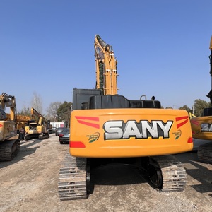 Excavatrice sur chenilles lourde et bon marché SY215C avec moteur et pompe, poids opérationnel de 21,5 tonnes, accessoire de marteau briseur à vendre - Product Image 5