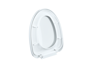 Siège de toilette allongé blanc moderne avec fixation réglable et construction robuste pour salles de bain résidentielles - Product Image 3