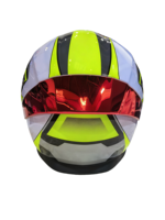 Machine de nettoyage de casques de moto à double visière, finition noire mate, ailettes remplaçables, construction en ABS pour moto de route/vélo