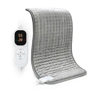 12x24 Inch Portable Electric Heating Pad Soft Minky With Fast Heating Wire For Lower Back Pain Cramps Relief