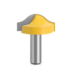 Fraise à arc transparente, queue de 1/2 pouce, longueur de coupe de 60 mm, 2 cannelures, pour machine à bois, outil en carbure - Product Image 3