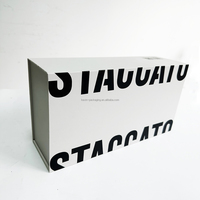 Boîte cadeau d'emballage de stockage de livre décorative en carton rigide vide mat de logo d'impression CMJN personnalisé en forme de livre à fermeture magnétique