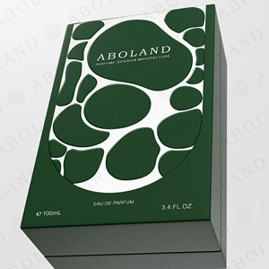 ขวดน้ำหอม Aboland ขนาด 100 มล. โอ เดอ ปาร์ฟูม บรรจุภัณฑ์กล่องแข็งพร้อมดีไซน์โลโก้ UV บนกระดาษอาร์ตสีเขียวรูปทรงสี่เหลี่ยมผืนผ้า - Product Image 3