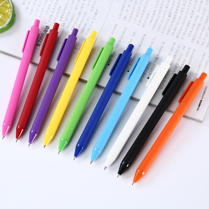 Venta caliente Macaron Kawaii Gel Kawaii Bolígrafos Logotipo personalizado Escritura suave Click <span class=keywords><strong>Pen</strong></span> con tinta de escritura de 1,0mm - Product Image 1