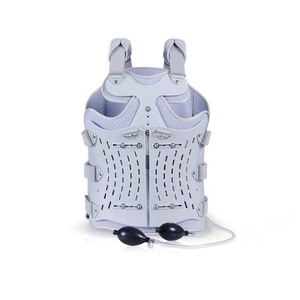 Soporte de Fijación Toracolumbar Ajustable Zhongkang Shibo, Forro Transpirable, Tipo Airbag, Soporte Lumbar, Material de Nailon Blanco y Gris - Product Image 2