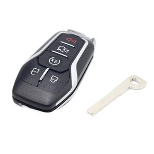 Coque de clé Ford F150 M3N A2C31243300, étui de clé télécommande à 5 boutons noir avec clé mécanique pour clés de véhicule - Product Image 3