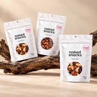 Sachets Doypack Personnalisés à Fenêtre Transparente pour Noix, Bonbons, Snacks et Fruits Secs, Emballages en Plastique Stratifié Refermables