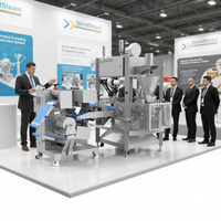 Machine à raviolis entièrement automatique multifonctionnelle en acier inoxydable avec moteur, haute capacité de production 10 kg/h