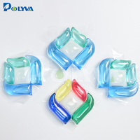Capsules de lessive Polyva multi-compartiments, forte action détachante, film hydrosoluble, personnalisation OEM/ODM