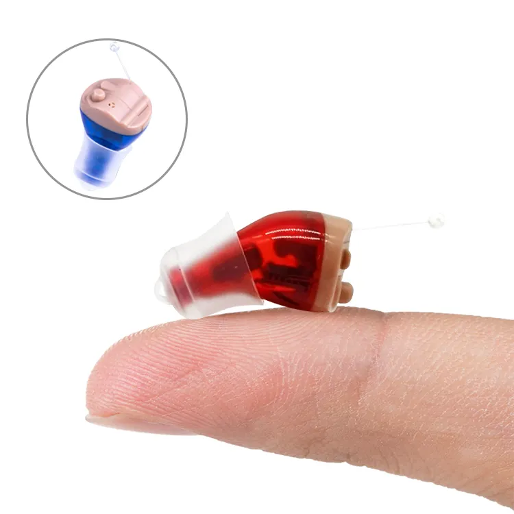 2024 High Quality Invisible Mini CIC Digital Switch Indicator Hearing Aid New Product For Seniors With Deafness Prices List