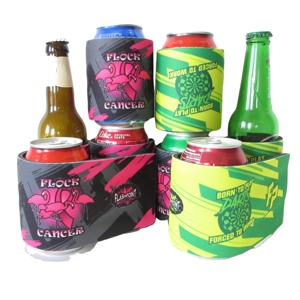 RYO 12oz 355ml Neoprene Waterproof Beer Can Coolers Slap Wrap Style Cooler Bags - Product Image 4