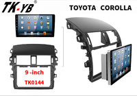 Marco para Estéreo de Auto TK-YB, 9 Pulgadas, para Toyota Corolla 2007-2013, Radio de Auto Android, Marco para Reproductor de DVD
