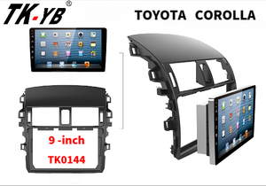 TK-YB vente chaude voiture stéréo cadre 9 pouces pour Toyota <span class=keywords><strong>Corolla</strong></span> 2007-2013 autoradio android tableau de bord voiture lecteur dvd cadre - Product Image 2
