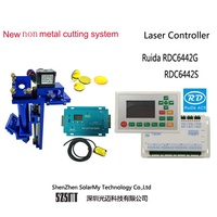 Sistem Pemotongan Laser CO2 1064nm Tipe Upgrade Baru Non-Logam dengan Fokus Otomatis Satu Set Lengkap, Kartu Kontrol Ruida RDC6442S/G untuk Pengukiran