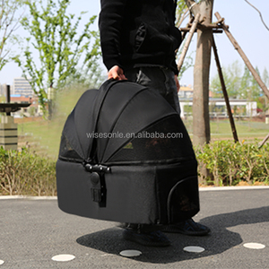 Pet Bolsa De Transporte De Viagem Para Petshop Bicicleta Do Cão Trailer Pet Trolley Agente Dropshipping Carrinho De Estimação Destacável - Product Image 6