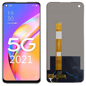 อะไหล่เปลี่ยนหน้าจอ LCD สีดำแบบไร้ขอบสำหรับ Oppo A93 5G - Product Image 1