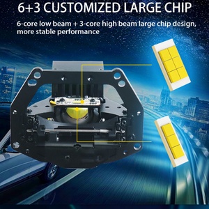 ไฟหน้า Sanvi SV01 Bi-LED เลนส์คุณภาพสูง 48-58W 12V สำหรับรถยนต์ ขนาด 3 นิ้ว ไฟต่ำ-ไฟสูง สำหรับรถยนต์ หลอดไฟ 12V รุ่นใหม่ - Product Image 3