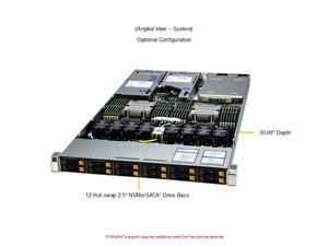 เซิร์ฟเวอร์แบบติดตั้งบนแร็ค AS-1126HS-TN 1U รองรับ AMD EPYC 9005 สองตัว หน่วยความจำ DDR5 24 ช่อง  รองรับ NVMe/SATA PCIe 5.0 ขนาด 2.5 นิ้ว 24 ช่อง สำหรับการประมวลผล AI และ HPC - Product Image 5