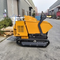 Mini-Dumper 500kg Raupenfahrzeug Kleiner Gummiketten-Transporter Mini-Raupendumper mit CE-Zertifizierung