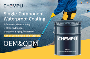 Revêtement imperméable en PU respectueux de l'environnement WP001 pour les applications de construction intérieure - Product Image 1