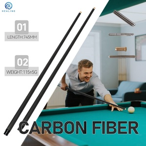 Queue de <span class=keywords><strong>billard</strong></span> OKHEALING 9,5 mm en fibre de carbone avec joint en acier inoxydable pour les tournois - Product Image 2
