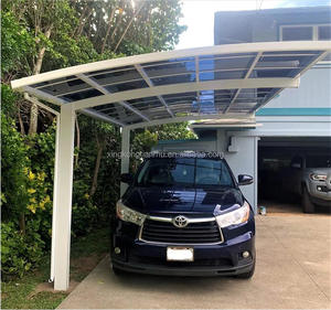 Abri de voiture en polycarbonate en gros |   Fournisseur de auvents de stationnement extérieurs résistants aux intempéries pour les projets de garages de villas - Product Image 5