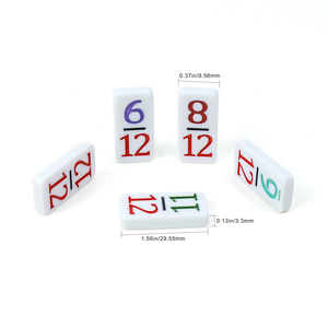 Personnalisé 4007 numéros colorés blocs de <span class=keywords><strong>domino</strong></span> 91 pièces ensemble de dominos enfants jeu de société UV sac double 12 jeu de <span class=keywords><strong>domino</strong></span> - Product Image 6