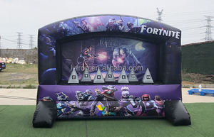 Carnival Inflatable nerfwall phi tiêu trò chơi thể thao không khí tùy chỉnh trong nhà trẻ em Inflatable Trò chơi bắn súng - Product Image 3