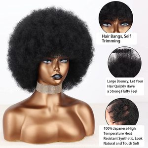 Lack Ihhort Hort 70s frfro igigs para lack omen, ararge ynynthetic lack Hort frfro IG 70 #39; <span class=keywords><strong>S</strong></span>, 8 Inches 60s FRO IG para omen ouncy - Product Image 4