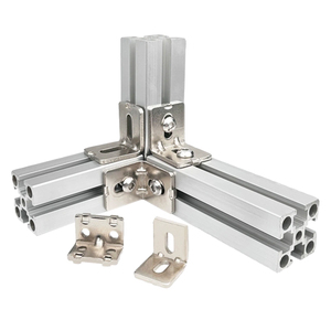 Nhà cung cấp Trung Quốc có thể điều chỉnh góc 90 độ Khung <span class=keywords><strong>2</strong></span> lỗ của 40 loạt khung góc cho nhôm hồ sơ 4040 - Product Image 4