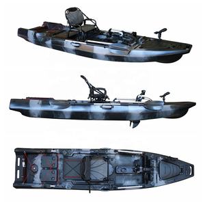 طوافة كاياك جديدة لصيد الأسماك من Vicking مزودة بدواسة دفع مطابقة للمواصفات الأوربية ومزودة بمحركات للدفع طوافة كاياك مفردة للبالغين من عمر 3 سنوات طراز Riot <span class=keywords><strong>Mako</strong></span> 10 - Product Image 3