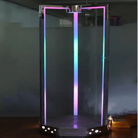 Lumières de scène de boîte de nuit, accessoires de spectacle GOGO, roue de prière, lampe de cage pour la pratique spirituelle, accessoires interactifs