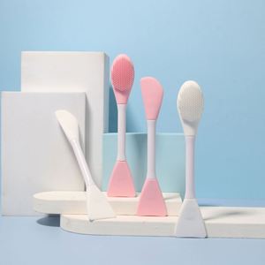 แปรงซิลิโคนสองหัวอเนกประสงค์สำหรับมาส์กหน้าและทำความสะอาดจมูก - Product Image 4