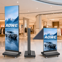 Display LED Pieghevole Portatile AOWE 3840x2160mm per Interni, Risoluzione 4K8K HDR10+, Schermo Pubblicitario a Colori Completi per Negozi