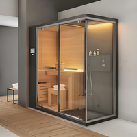 Sauna Interior de Madera de Lujo, Cabina de Sauna de Infrarrojos Lejanos de Bajo EMF para Uso Doméstico y Comercial