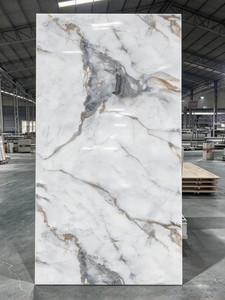 3D压花PVC大理石背景板现代风格曲面浮雕深光面防水板 - Product Image 6