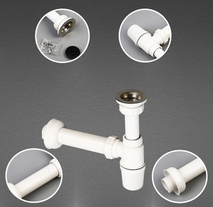 Hot bán HK thương hiệu thiết kế hiện đại nhựa <span class=keywords><strong>P</strong></span> <span class=keywords><strong>Trap</strong></span> <span class=keywords><strong>1</strong></span>-<span class=keywords><strong>1</strong></span>/4 "Trọng lượng nhẹ chống tắc nghẽn nhà máy giá cho nhà bế<span class=keywords><strong>p</strong></span> nhà vệ sinh lưu vực - Product Image 6