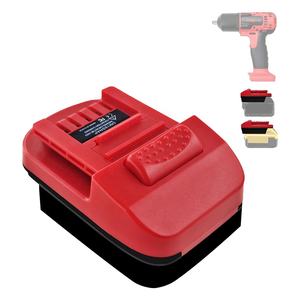 电池适配器适用于得伟/密尔沃基 18V <span class=keywords><strong>M</strong></span>-18 电池，可转换为适用于 Snap-on 18v 锂离子无绳电动工具 CTB7185 CTB8185 - Product Image 1