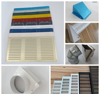 Fabricant personnalisé de conception moderne Ventilation de climatisation Persienne de grille de poinçonnage Persienne de sortie d'air en aluminium