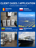 Batterie Lithium à Décharge Profonde en Gros 32kWh 51.2V 628Ah 314Ah 15KWH 40KWH 50KWH pour Système Solaire Haute Tension LiFePO4