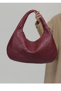 2025 nouveau croissant femmes à la mode Style européen américain à la main Portable boulette <span class=keywords><strong>sac</strong></span> unique épaule aisselle fermeture éclair - Product Image 6